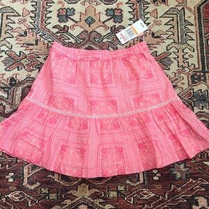 Vineyard Vines Pink Patterned Skirt